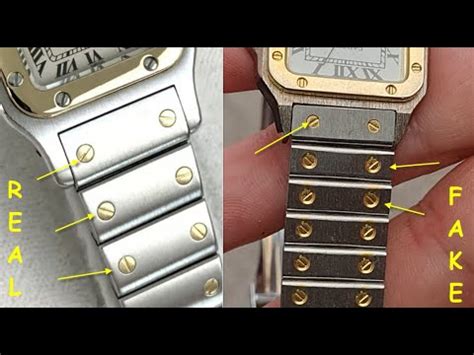 fake cartier watch vs real|counterfeit cartier watches.